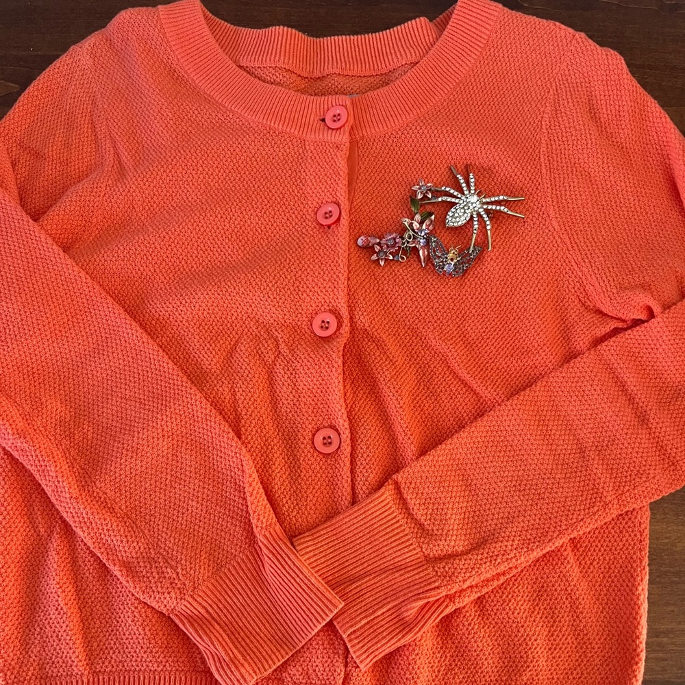 Alice + Olivia cardigan (Orange)